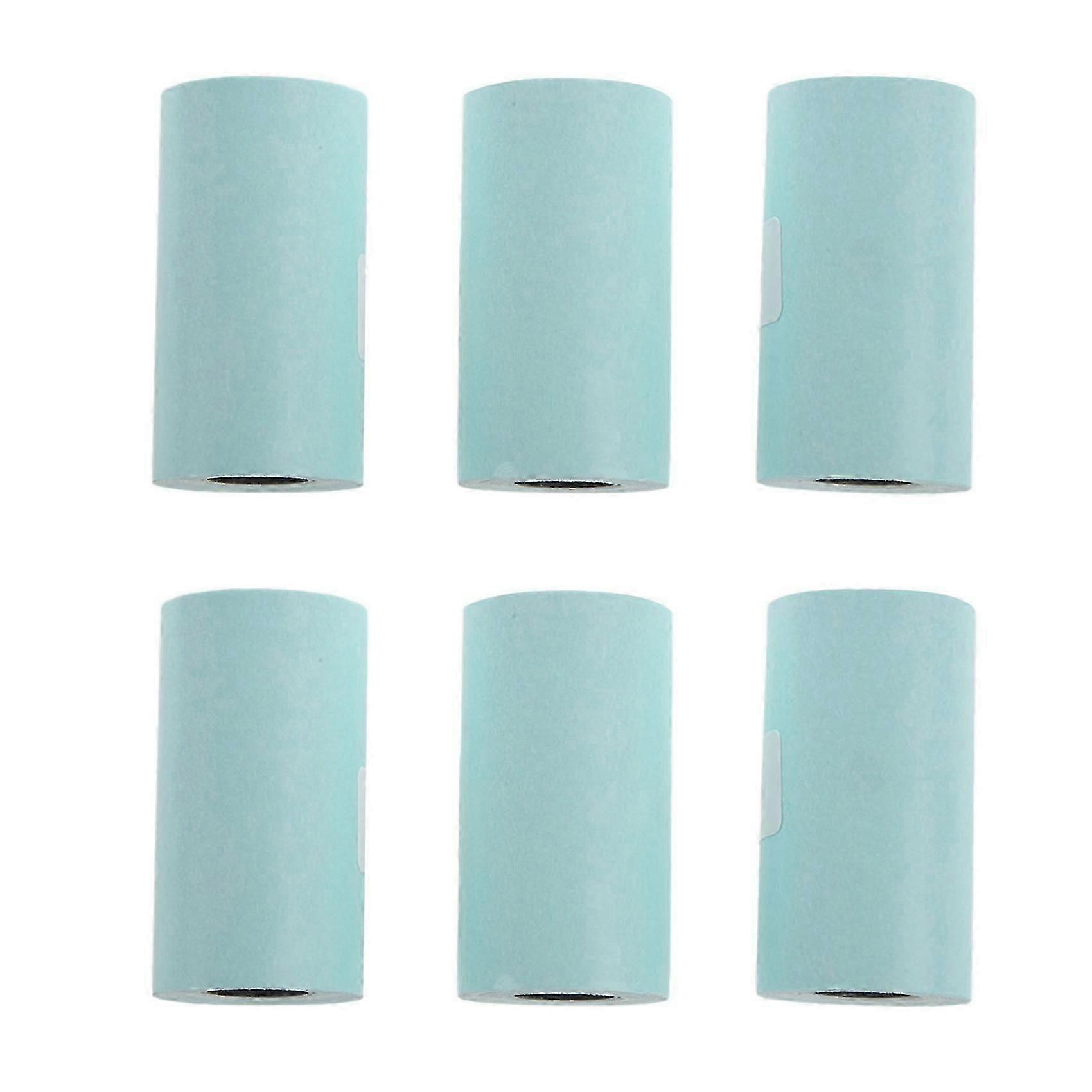 6 Rolls Thermal Printing Sticker Paper Compatible with Mini Portable Printer