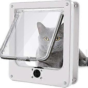 Acrylic Flap Cat Door 4 Settings