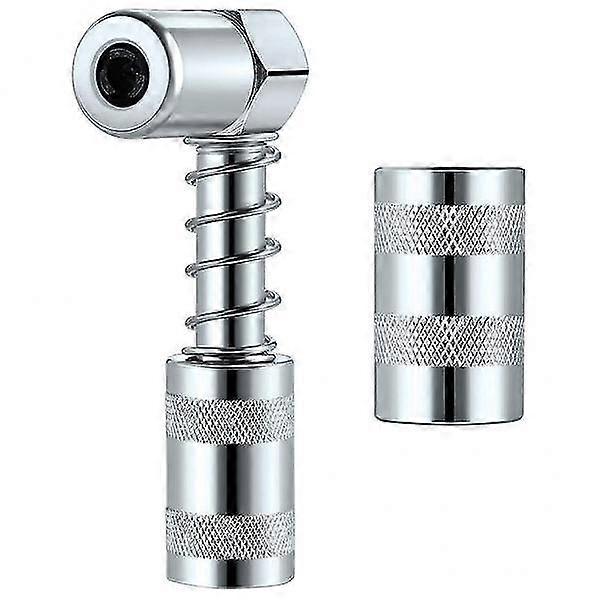 2x90 Degree Grease Coupler Adapter Grease Fitting Tool Accessories