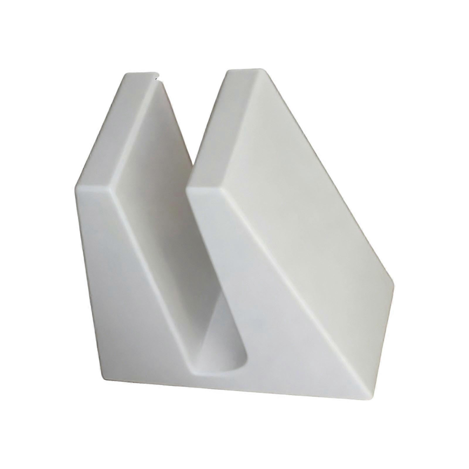 Compact Vertical Scale Stand White