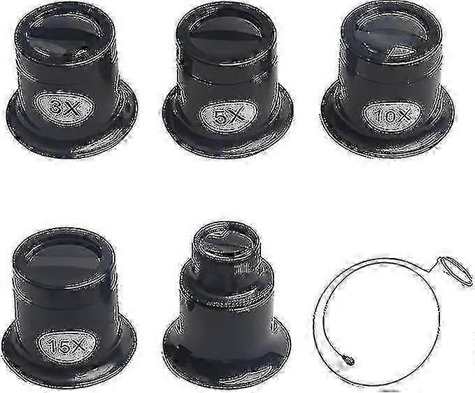 3X-20X Adjustable Magnifying Loupe Set