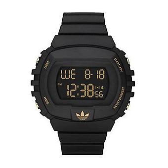 Adidas orig nyc Quartz Digital Men's Watch with ADH6135 Rubber Bracelet
