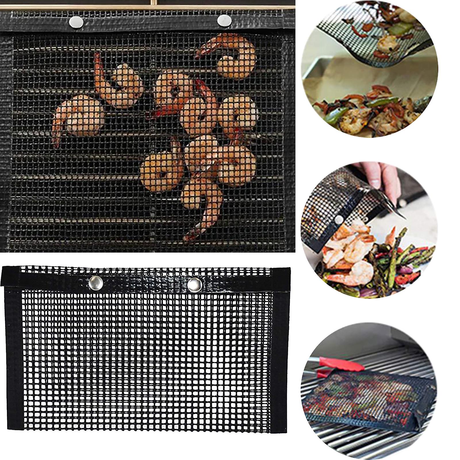 Bbq Grill Mesh Bag Non-stick Barbecue Baking Isolation Pad Outdoor Picnic