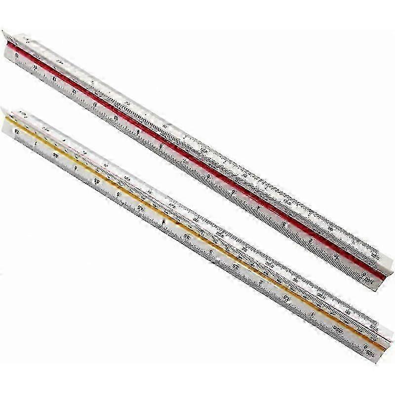 Triangular Engineering Scale Ruler, High Impact Plastic, Precision and Durable for Architectural and Engineering Drafting