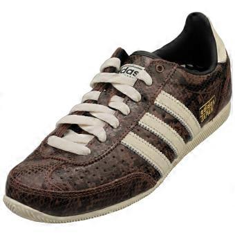 adidas Japan damessneakers in bruin/gebroken wit