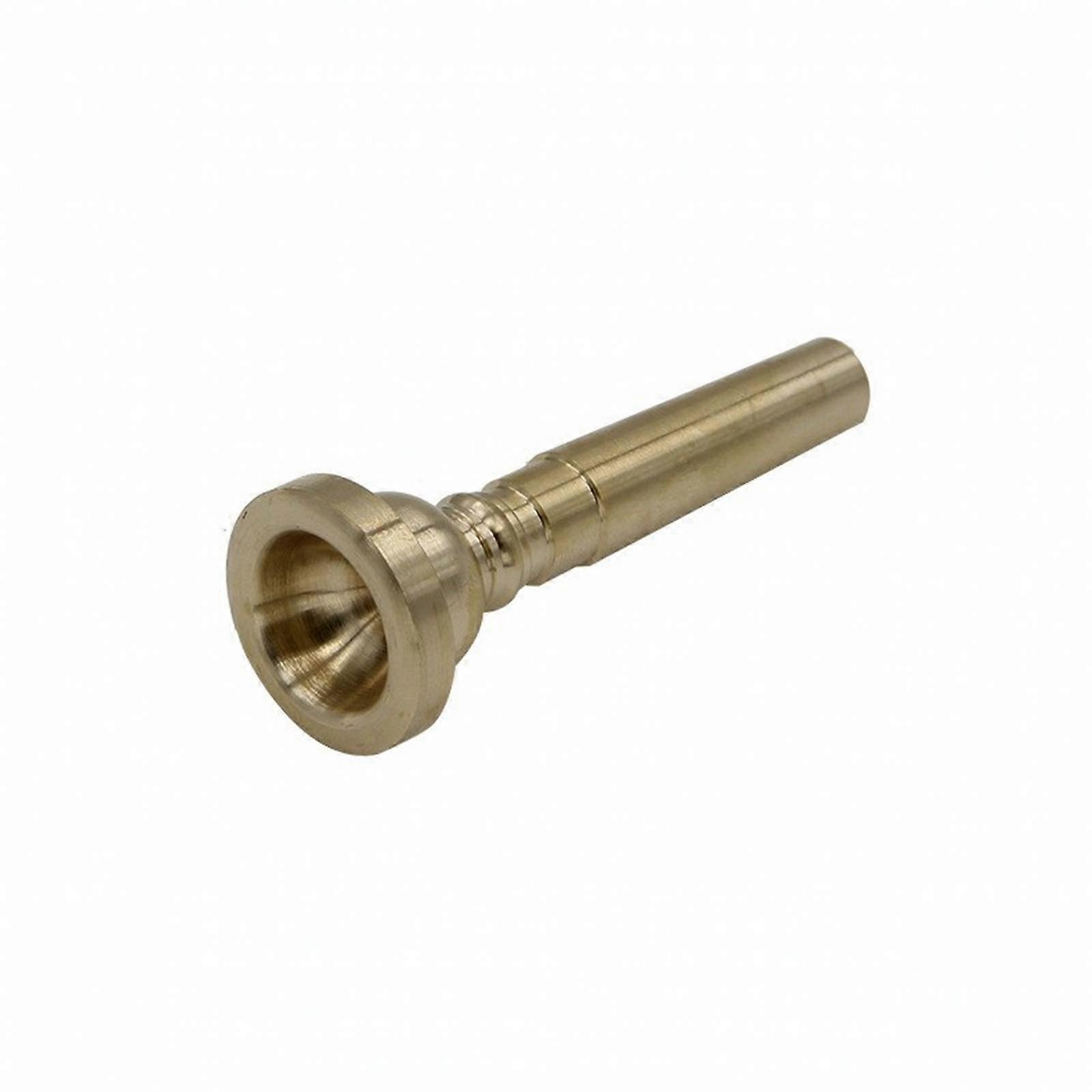 Brass Bugle Embouchure Piece | Smooth Polished Surface, Flared Round Cup,