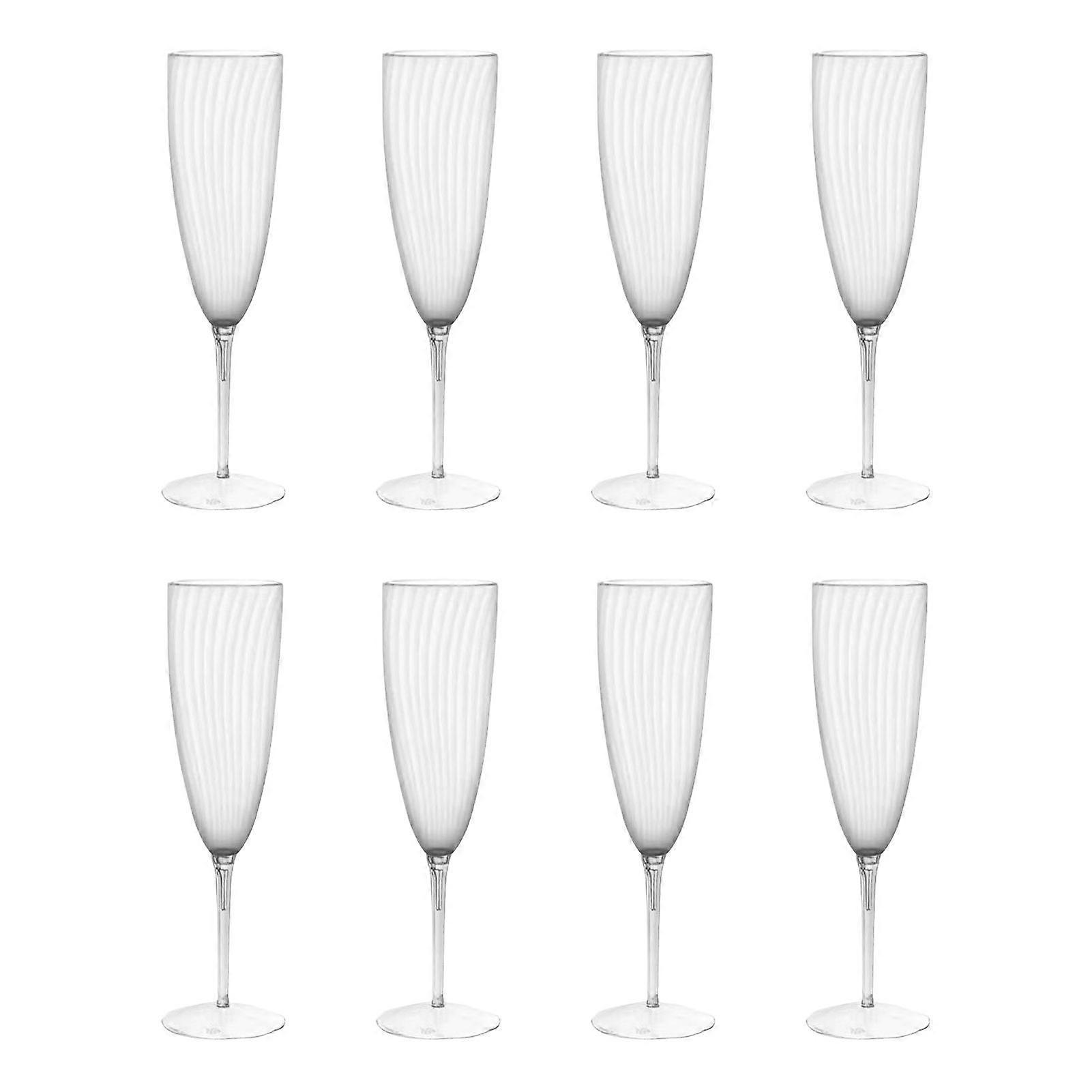 Outdoor-Safe Stemmed Plastic Flutes