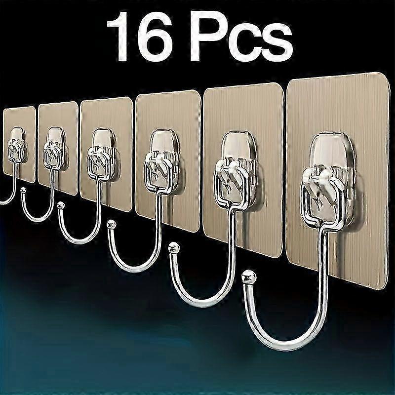 Strong Adhesive No-Drill Hooks Set