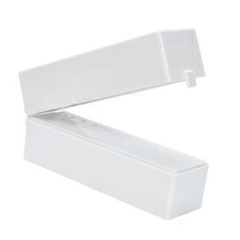 White 30-Hole Nail Bit Storage