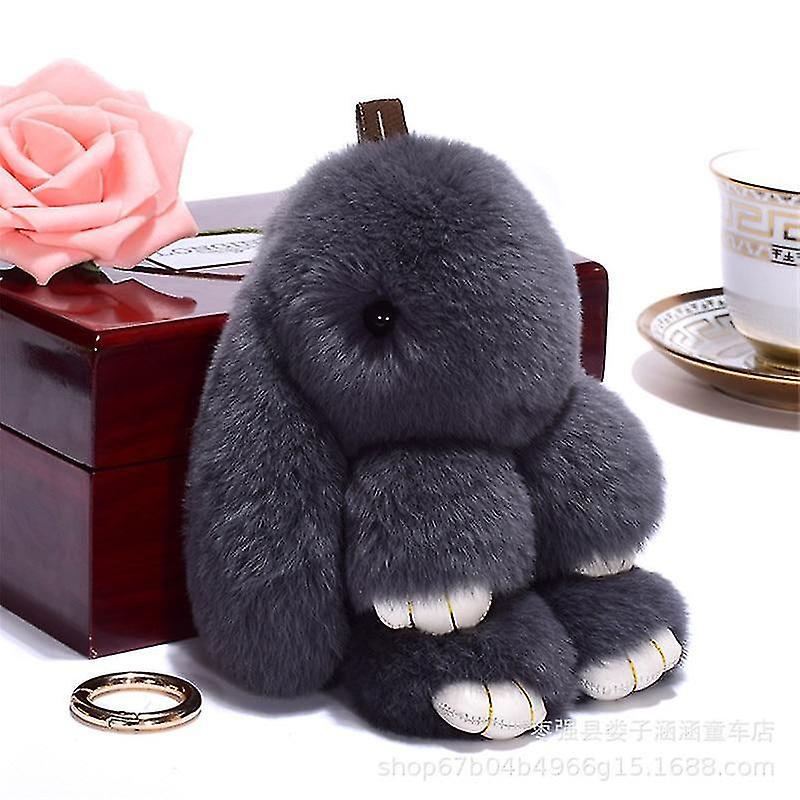Cute Mini Simulation Easter Bunny - Soft Stuffed Animal Keychain
