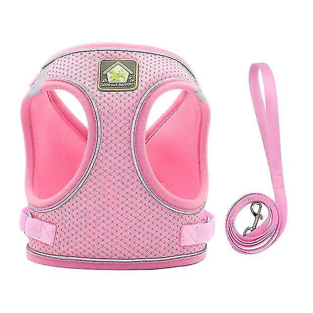 Pet Harness and Leash Adjustable Vest Harness with for Cat Dog Kitten Puppy Rabbits Size S