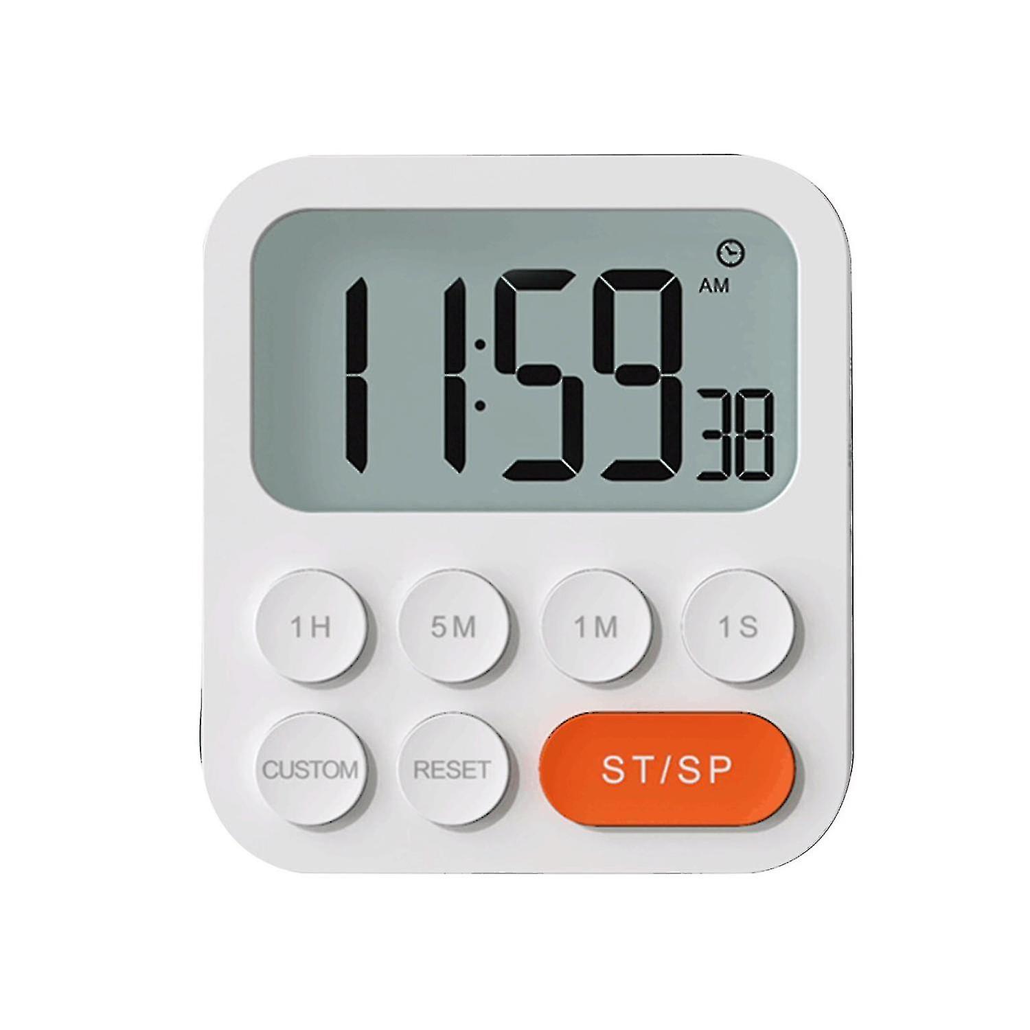 Counts Down Up Kitchen Tool Portable Lcd Display Adjustable Home Magnetic Alarm