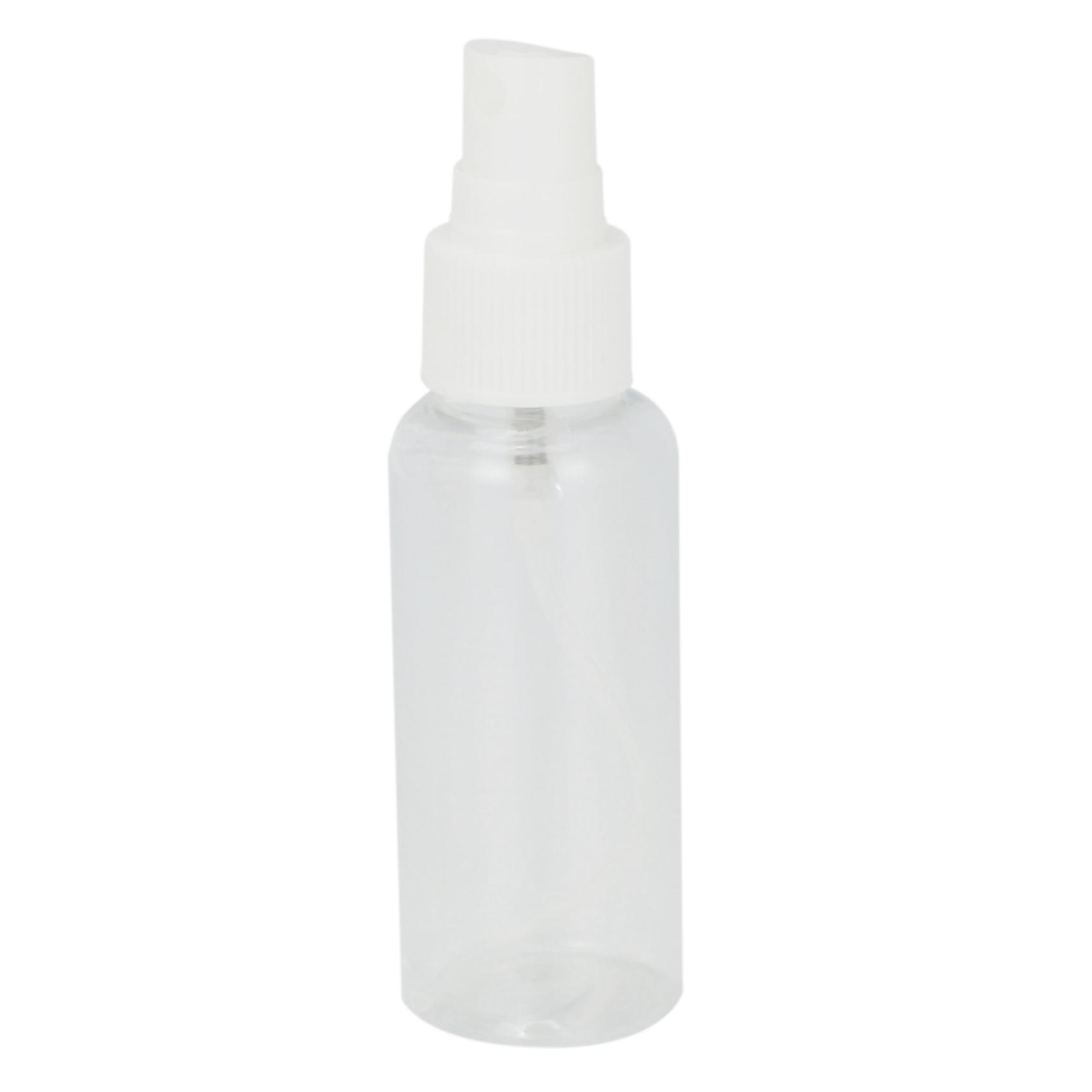 50 Pieces 50Ml Spray Bottles Plastic Empty Refillable Atomiser Transparent