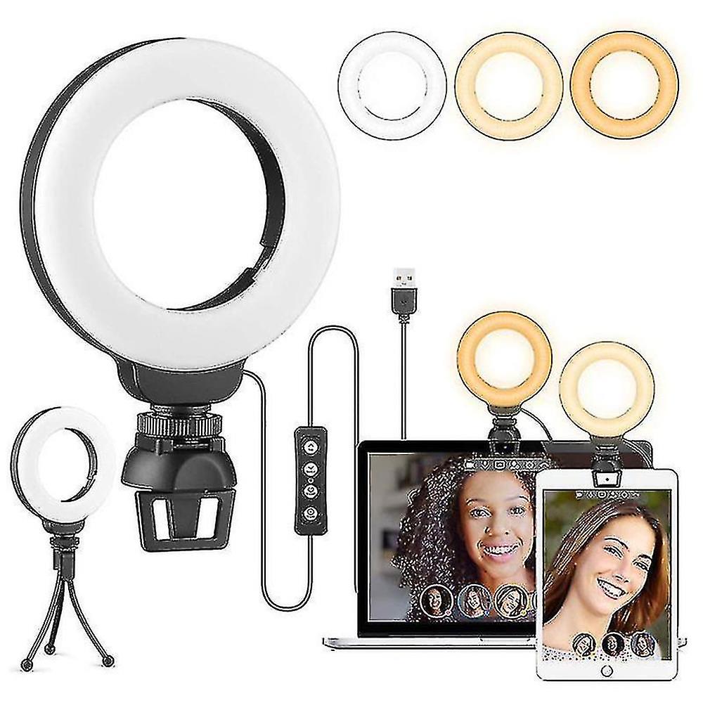 Ring Video Conference Computer Lighting Computer Camera Fill Light Adjustable