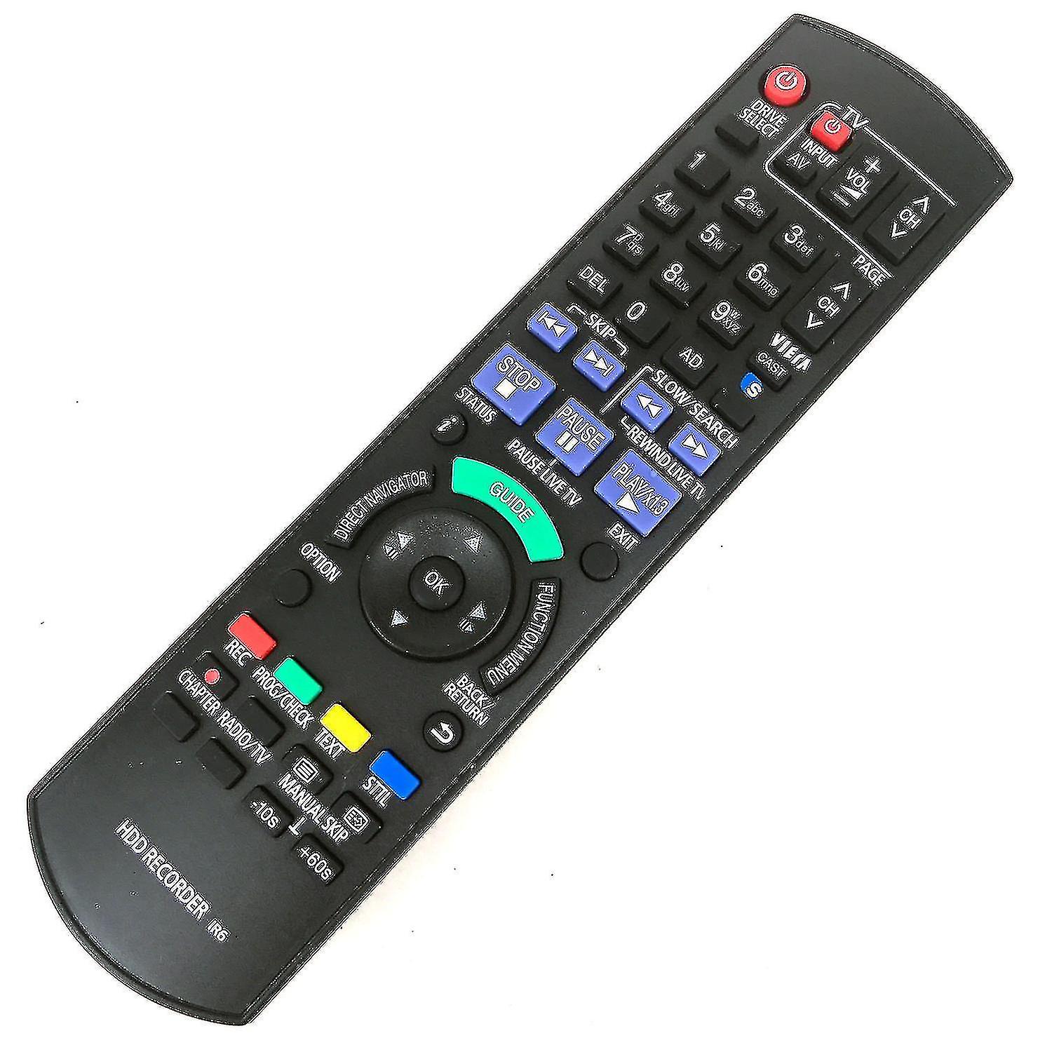 Replacement Remote Controls N2qayb000618 For Panasonic Dvd Hdd Recorder Remote Control N2qayb000615 Dmr-hw100 Dmr-hw120 Dmr-hw100ebk
