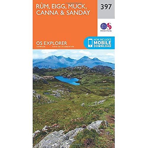 OS Explorer Map (397) Rum, Eigg, Muck, Canna and Sanday