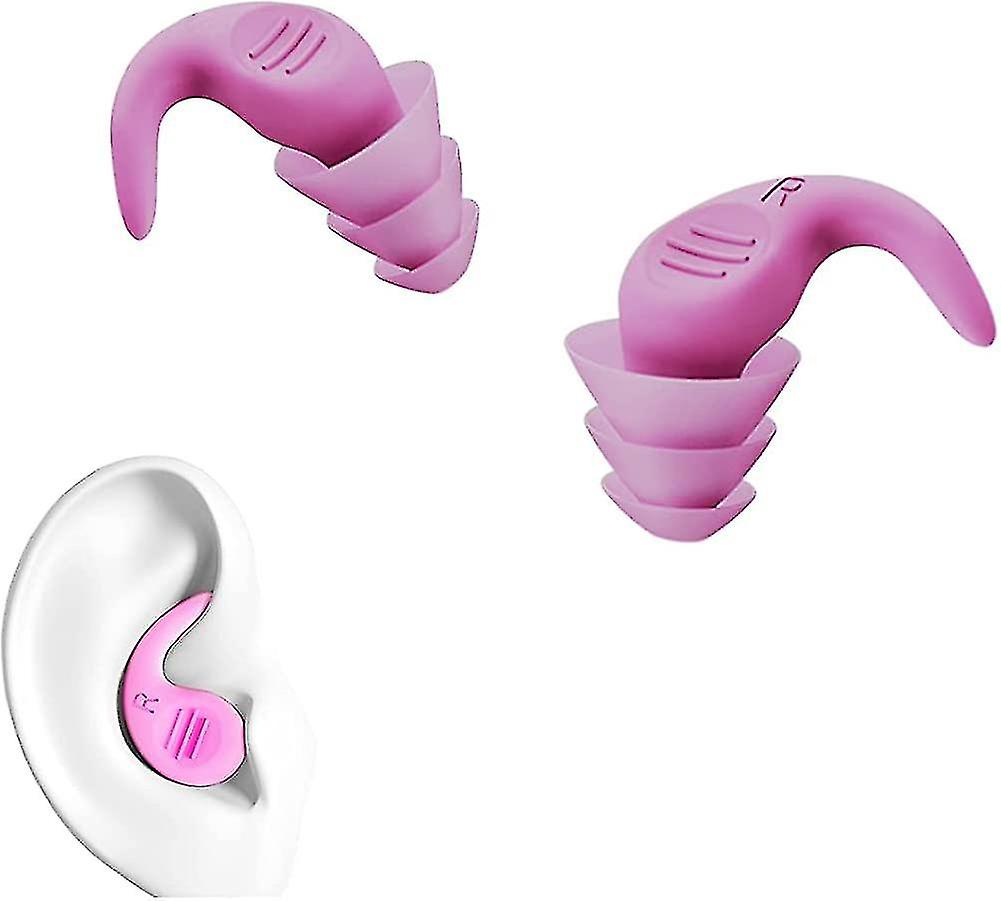 Silicone Ear Plugs,  Reusable Sleeping Earplugs,  Ergonomic Earplugs,  Comfortable Gift