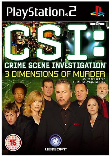 CSI 3 Dimensions Of Murder (PS2) - PAL - New & Sealed