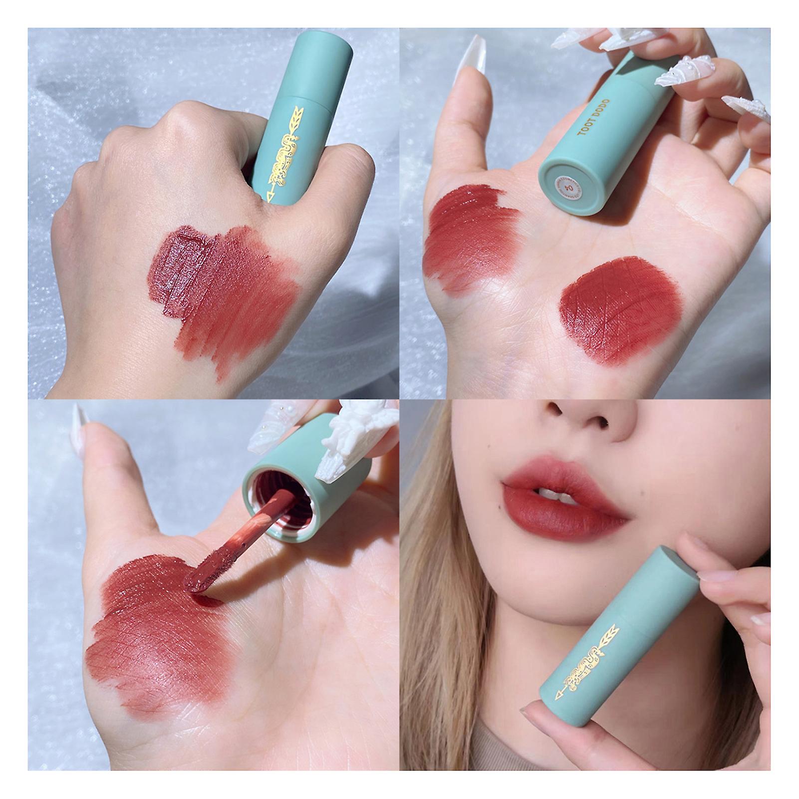 Matte Velvet Lip Mud Smooth Soft Rich Colors Quick-drying For Birthday Valentine Gift