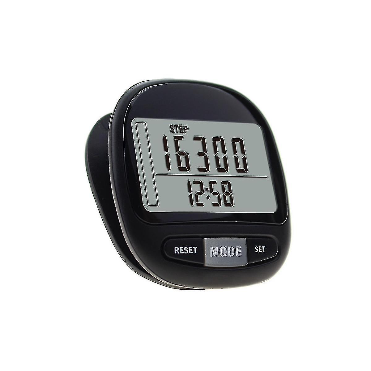 3d Pedometer For Walking With Clip And Strap,calorie Counter, 7 Memory. Accurate Step Counter For M
