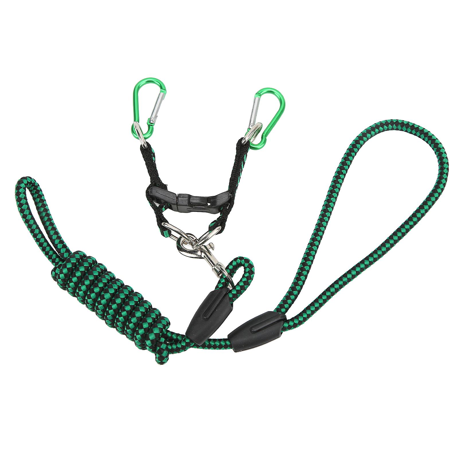 RC Traction Rope Nylon Winch Recovery Strap Universal for 1/5 1/8 1/10 Remote Control CarGreen
