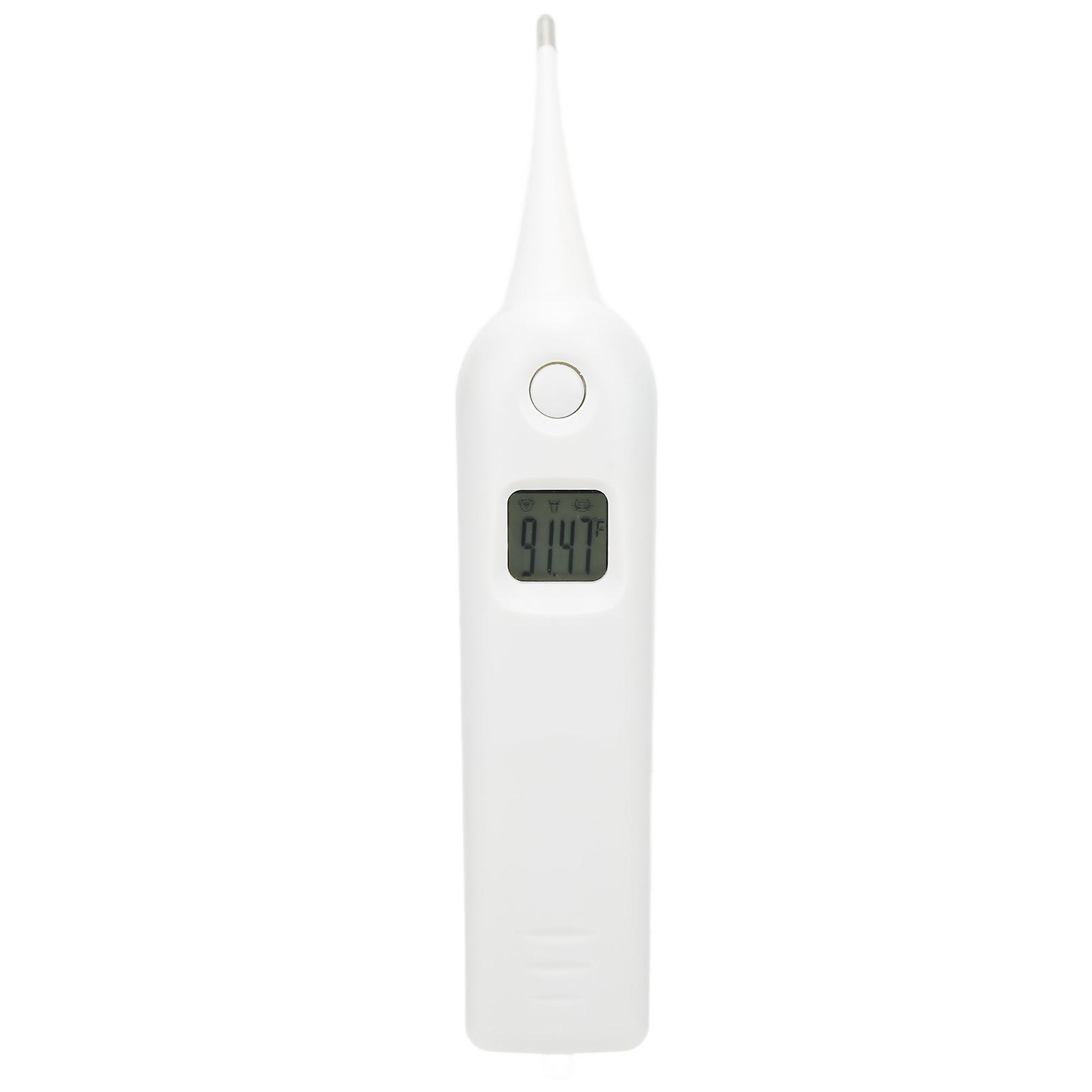 Pig Thermometer Electronic LCD Pet Veterinary Thermometer with Memory Function for Dogs Cats Cows Pigs 