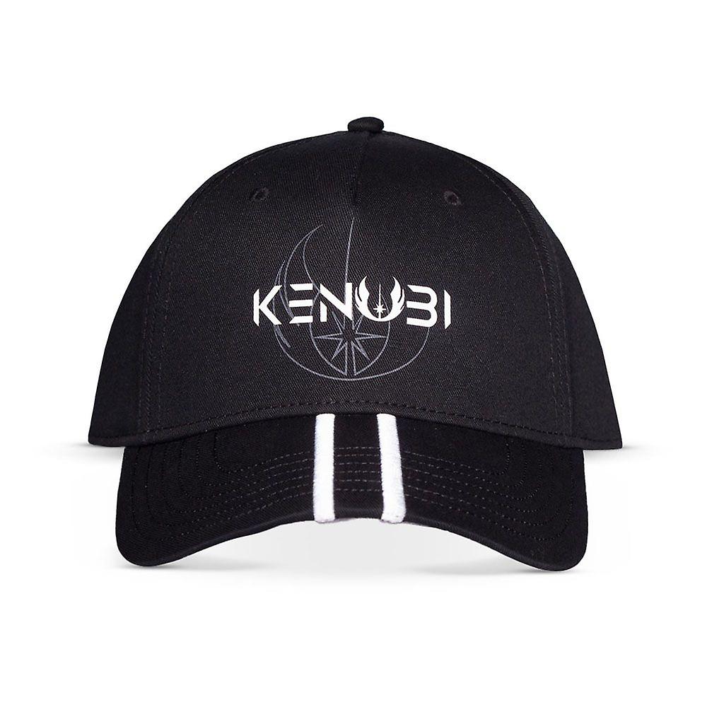 Star wars obi-wan kenobi logo adjustable cap, black/grey