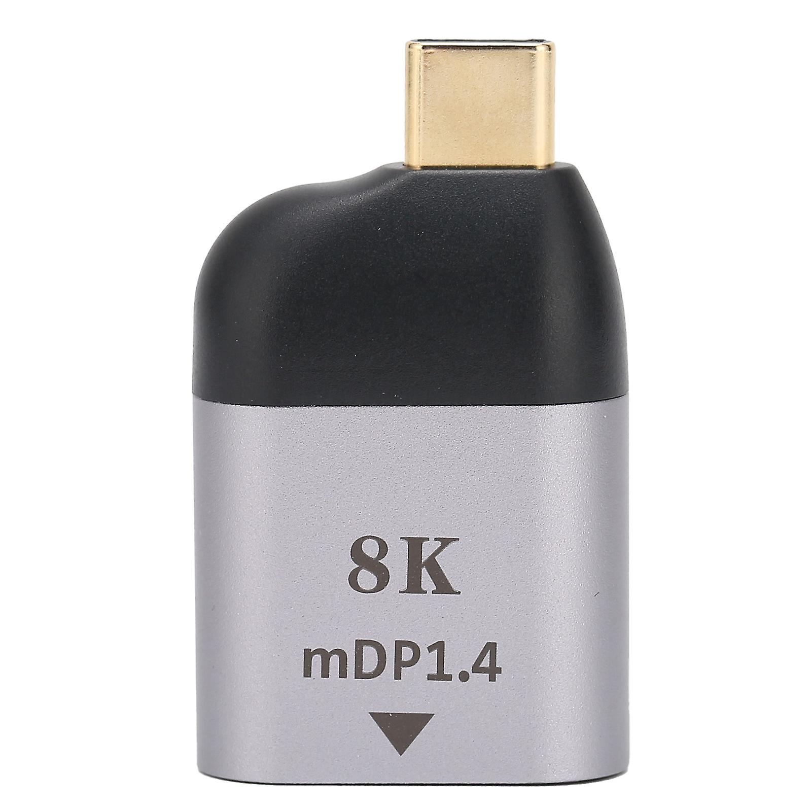 8K USB-C to Mini DisplayPort Adapter - High Resolution o Video Connector for MacBook