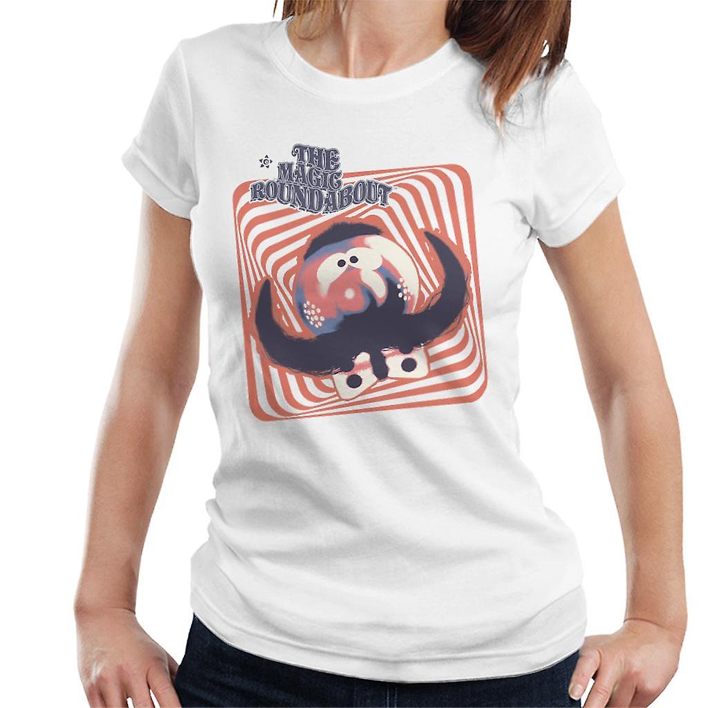The Magic Roundabout Zebedee Psychedelic Lines Women's T-Shirt