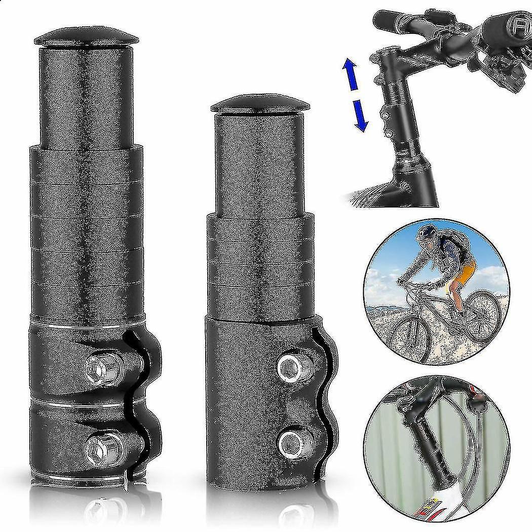 2023 mountain bike bicycle fork stem extender handlebar riser extension adapter