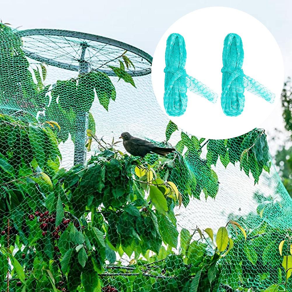 2Pcs Garden Plant Fruits Vegetables Protection Netting Birds Insects Prevention Net 2x10m