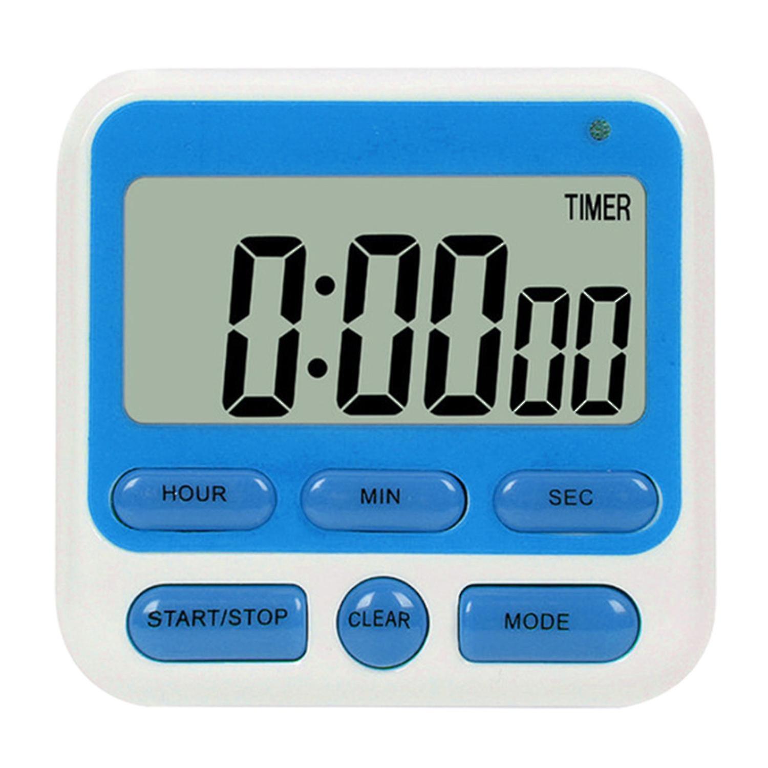 Time Reminder Magnetic Backrest Silent Mode Plastic Large Display Number Timer Kitchen Cooking