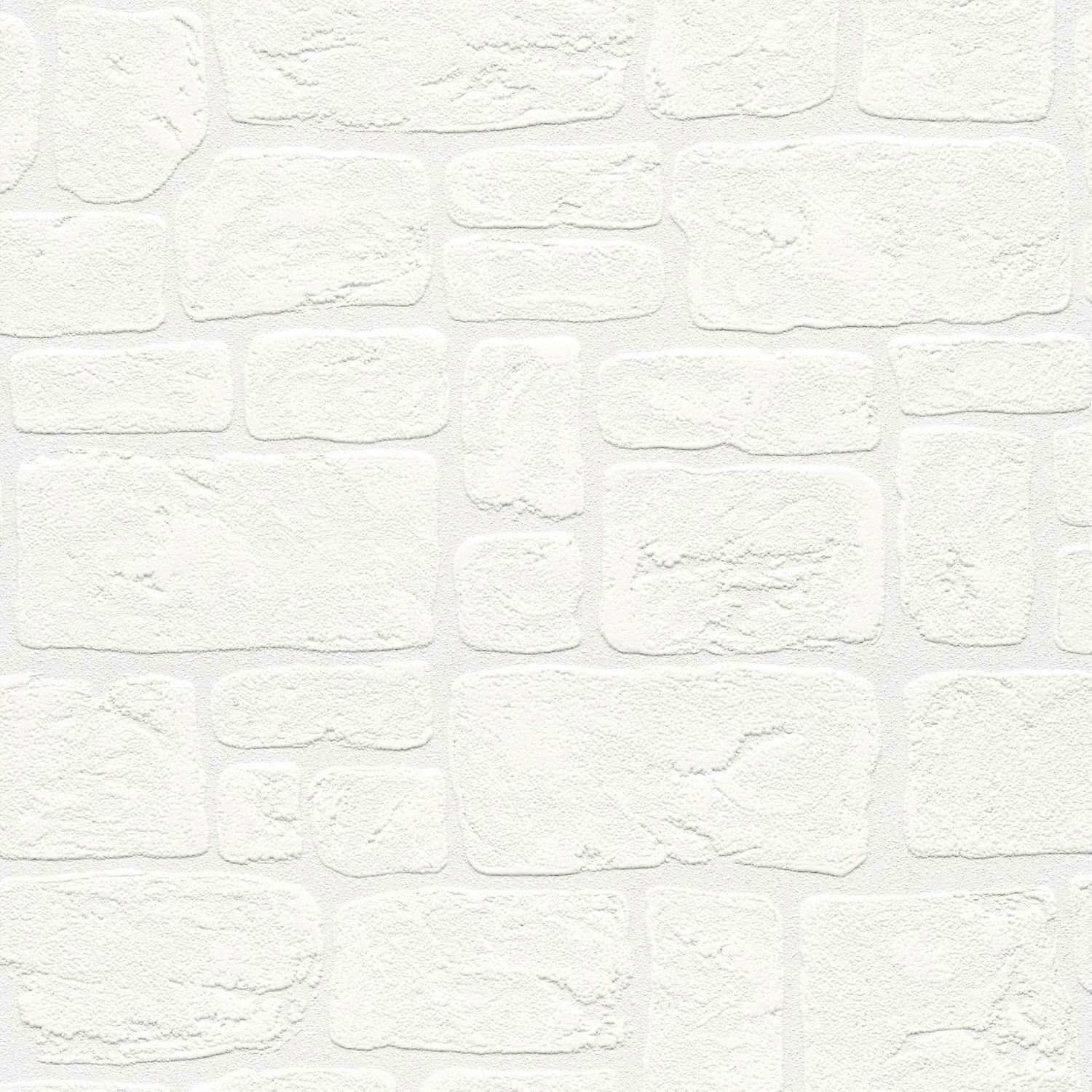 Nature wallpaper wall Profhome 204042-GU textured slightly textured with nature-inspired pattern matt white