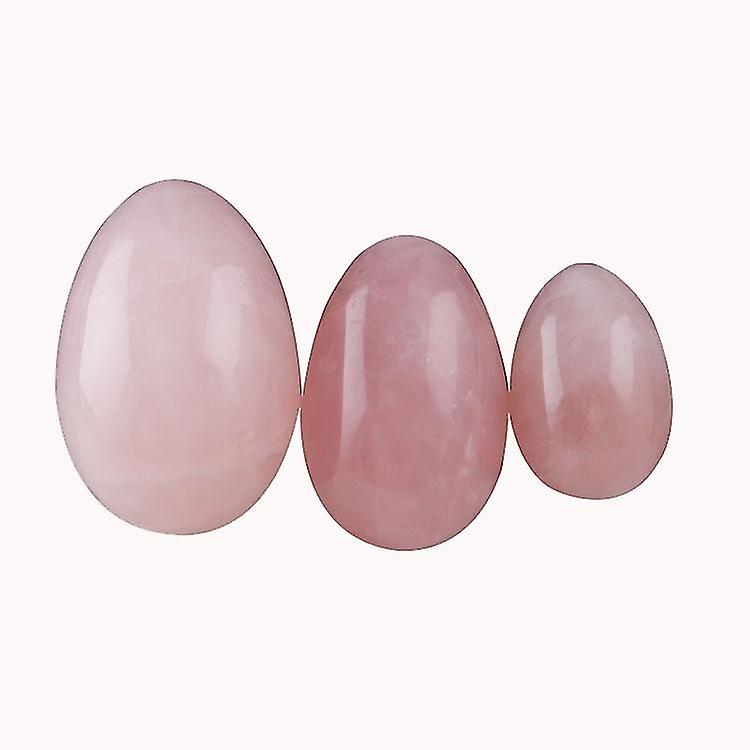 Eggs Set of 3,Drilled,with Unwaxed String,Massage Stone for Women Kegel Exercise Strengthen Pelvic F