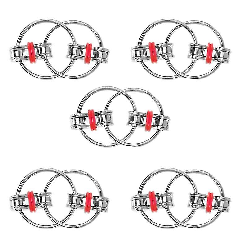 5pcs Decompression Chain Toy
