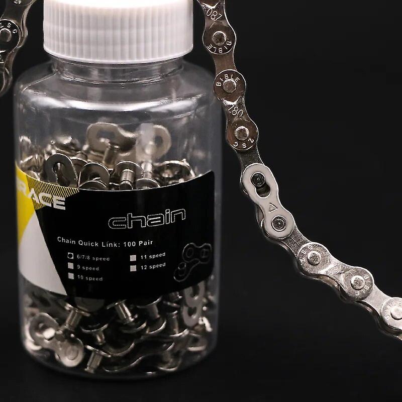 A Pair Mountain Road Bike Chain Magic Buckle 8s 9 10 11 12 Speed Chain Quick Release Buckle I3616471432