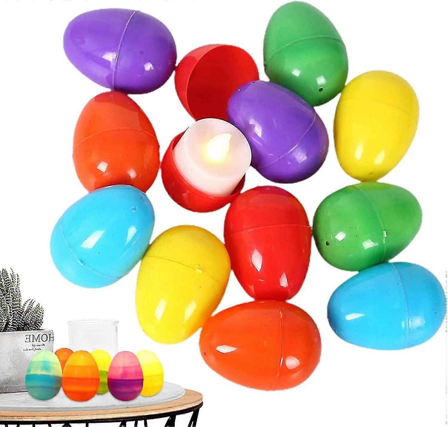 2023 Easter Egg Toys Easter Decoration Light-up Egg Scene Decoration Easter Egg Plastic