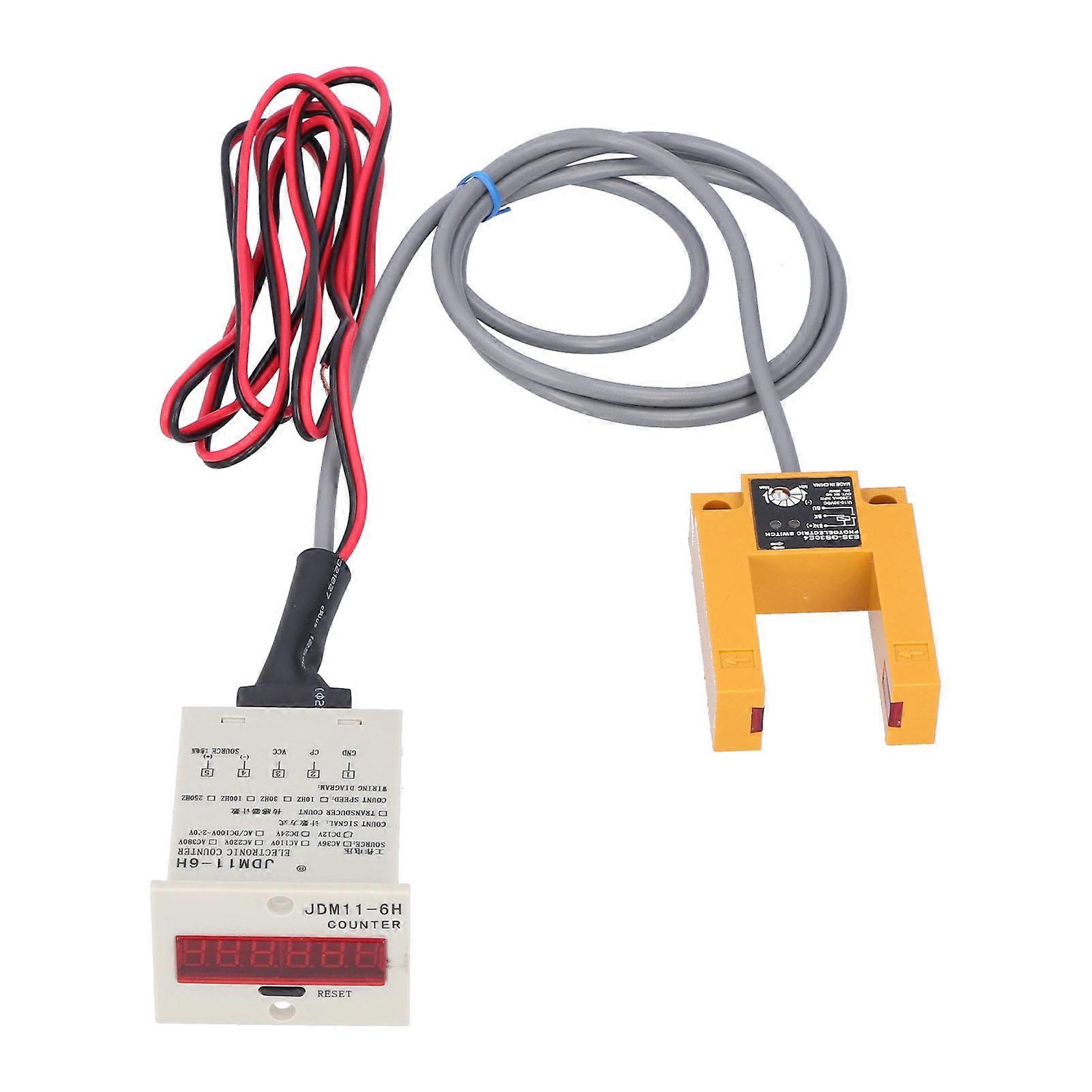 BERM Digital Display Counter Electronic Industrial Sensor Automatic Induction BEM?6H?30E4?CTAC220V