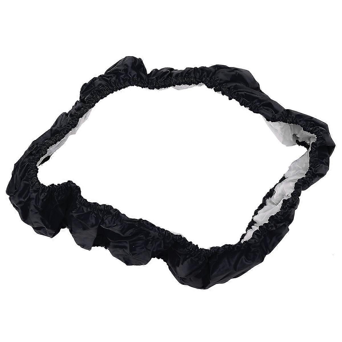 1 st 38 tums studsmatta Svampskydd Säkerhet Runt Studsmatta Skydd Skydd Byte Studsmatta Tillbehör Svart (diameter 96cm)