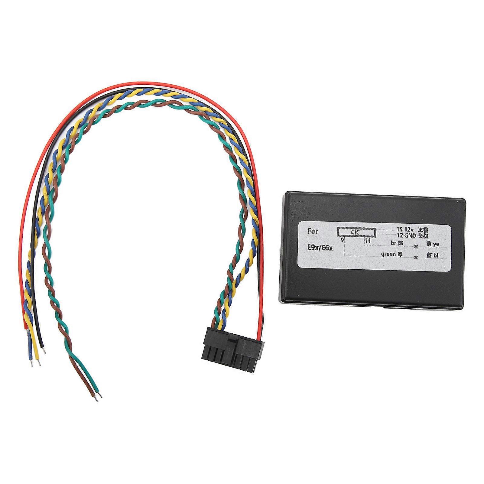 CIC Retrofit Adapter Emulator Support Video in Motion Navigation Voice Control Activation for E90 E60 E9X E6X E8x E2U911