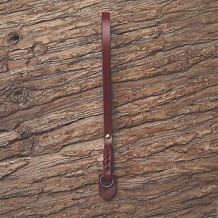 Handmade Leather Camera Strap Vegetable Tanned Cowhide Camera Wrist Strap (weaving)