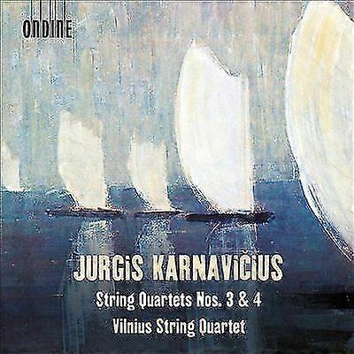 Vilnius String Quartet : Karnaviius: String Quartets Nos. 3 & 4 [ CD
