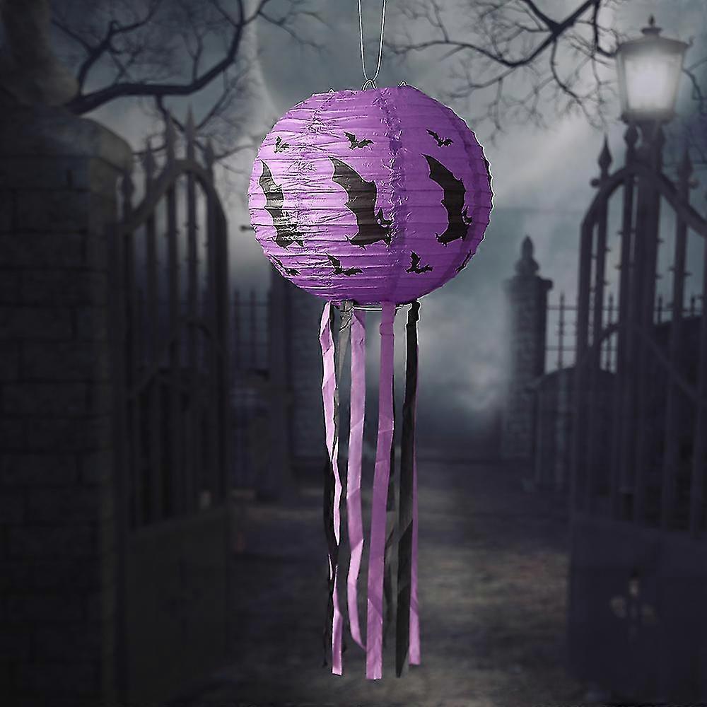 هالوين ورقة فانوس اليقطين فوانيس العنكبوت شنقا زخرفة هيكل عظمي الرعب الدعائم هالوين حزب الديكور اللوازم