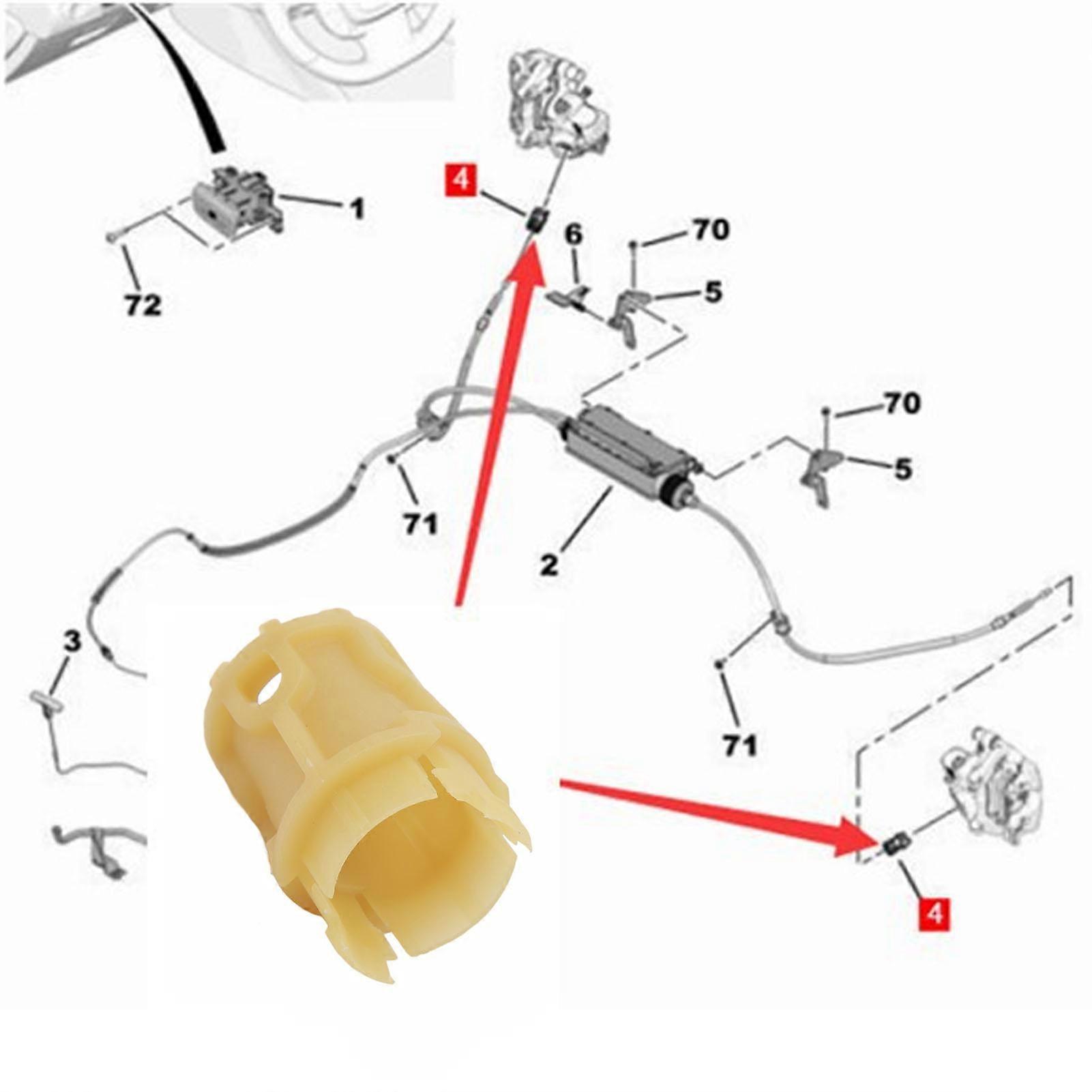 Yassdwbn New Handbrake Cable Retainer Replacement