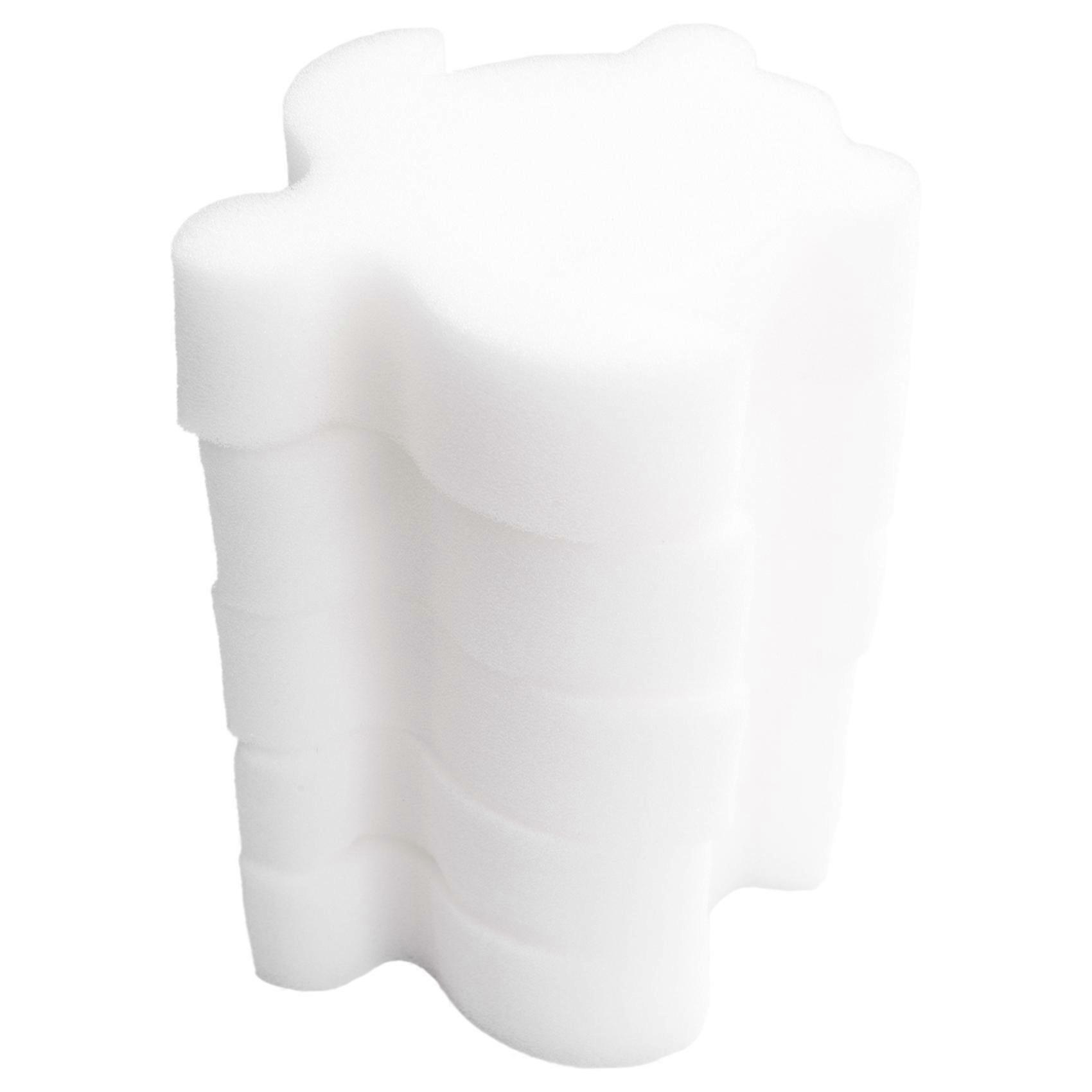 50Pcs White Floating Spa Sponge Turtle Oil Absorbing Hot Tub Skimmer Scum Absorber Cleaners for Swi