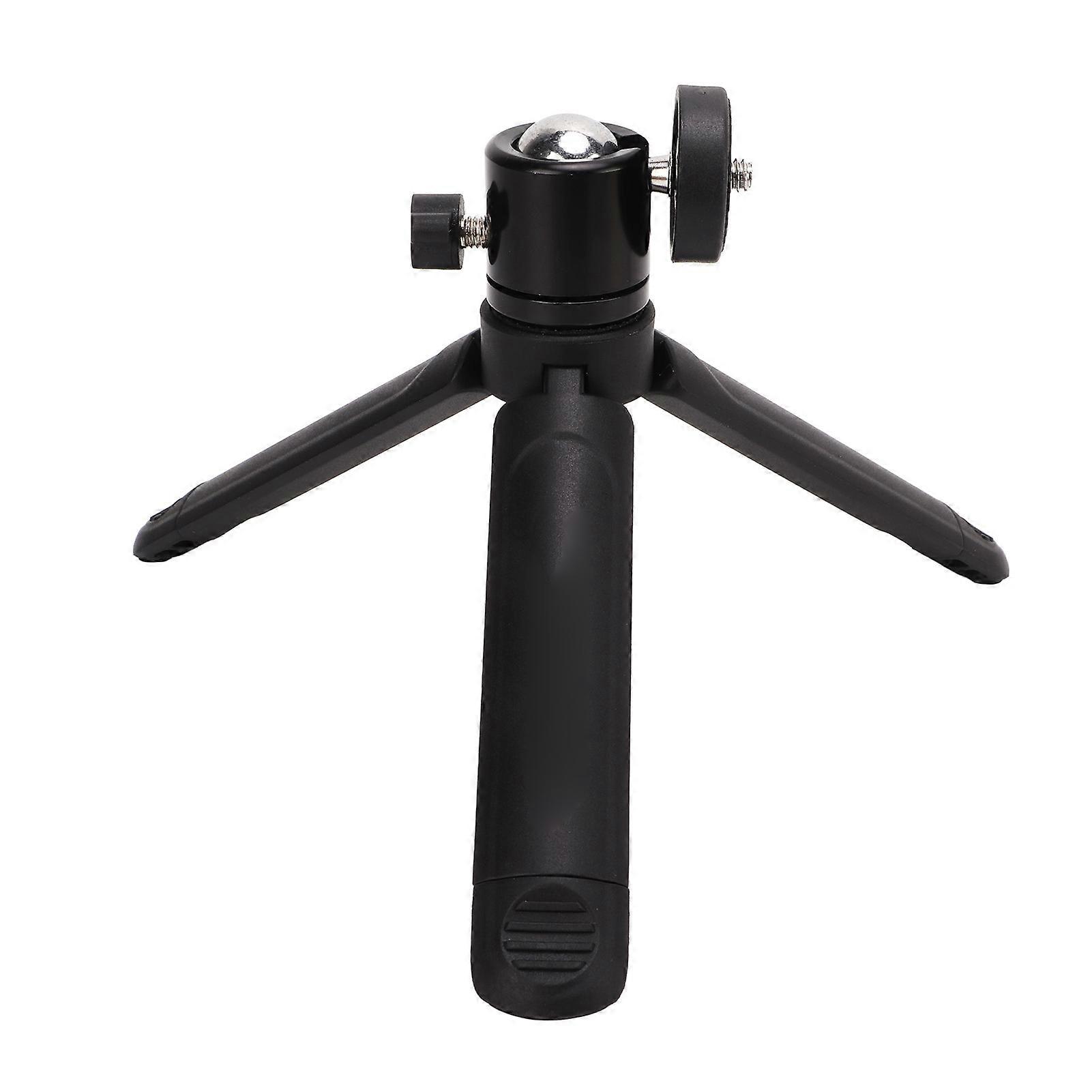 KINGJOY Desktop Tripod 2 Sections Retractable Mini Tripod for Live Streaming Phone Camera Stand