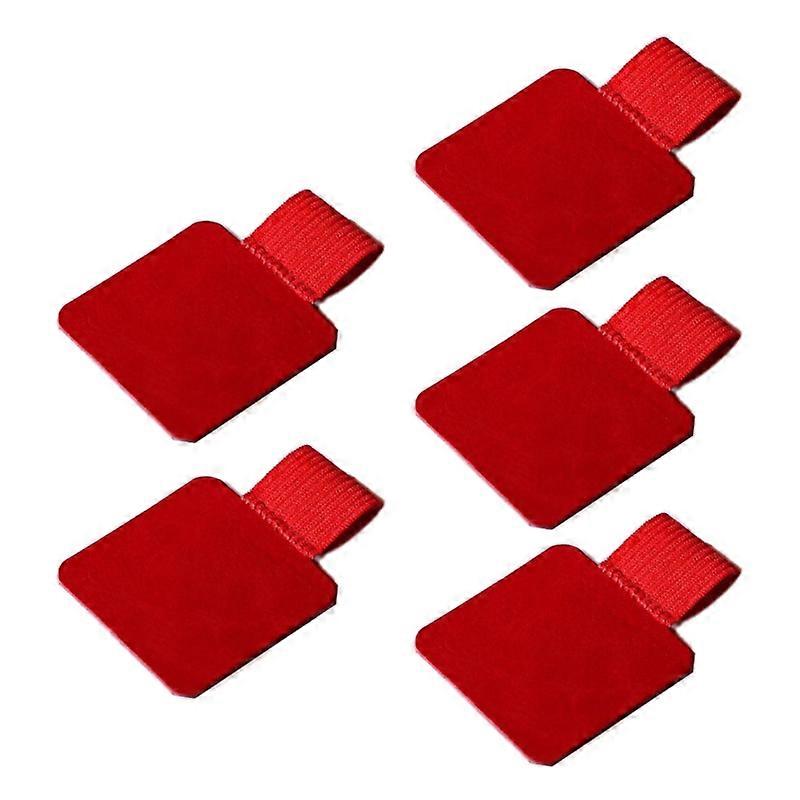 5 Pcs/Set Self-Adhesive Pen Holder Adjustable Pen Loop Holder with Elastic Band