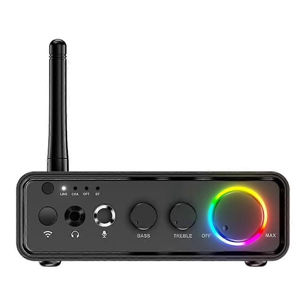 New M19 BT Mini Amplifier Stereo Bluetooth 5.3 Home Power Amplifier 200W Dual-Channel Audio Power A