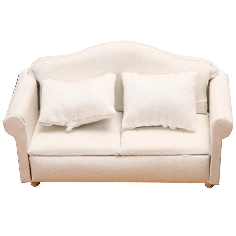 Mini Sofa Figurine Decorative Tiny Sofa Model Miniature Couch Statue Mini House Sofa Decoration