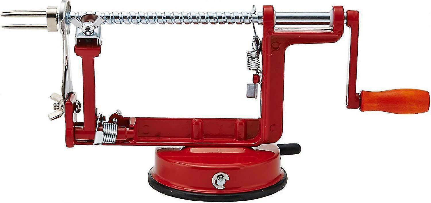 Apple Peeler, Slicer And Corer, Small, Red